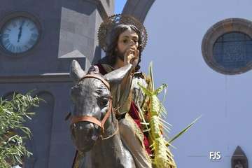 Procesiones de La Burrita en San Juan y El Ejido/FJS y TA.